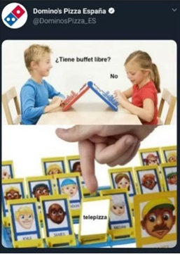 Meme Dominos Pizza redes sociales